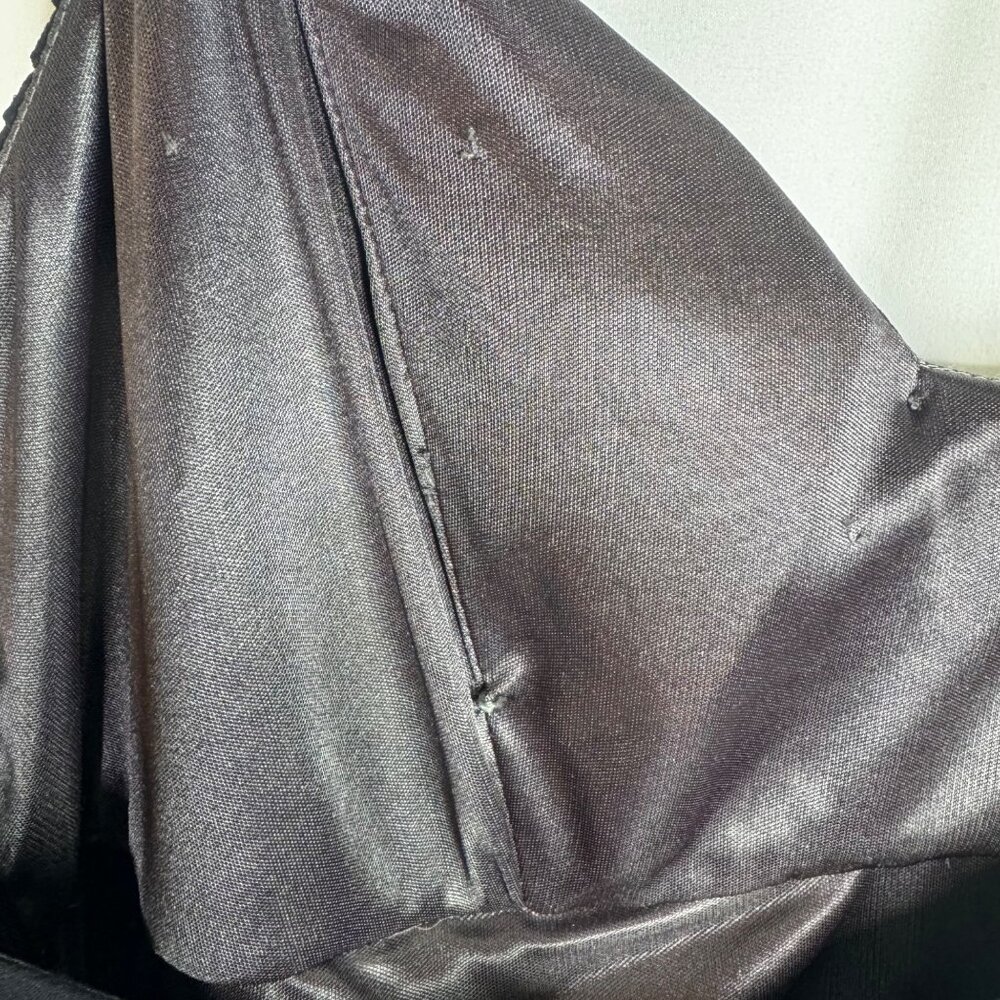 Sue Wong Nocturne Beaded Silk Ombre Babydoll Dress Whimsigoth Fairy Grunge Sz 14 - Picture 8 of 13